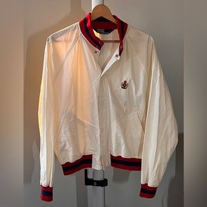 Vintage Men’s Polo by Ralph Lauren varsity button down jacket in size Large